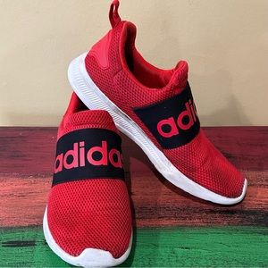 Men’s size 9.5 Adidas athletic shoes in red